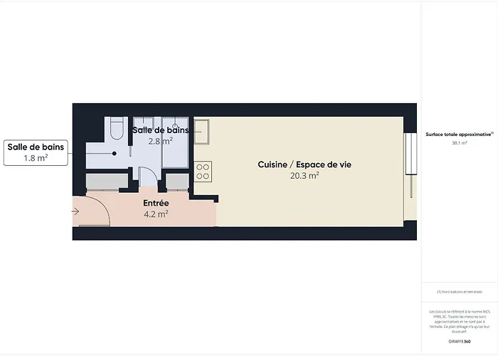 Apartamento Vue Mer, Joli Pour 4 A 40m De La